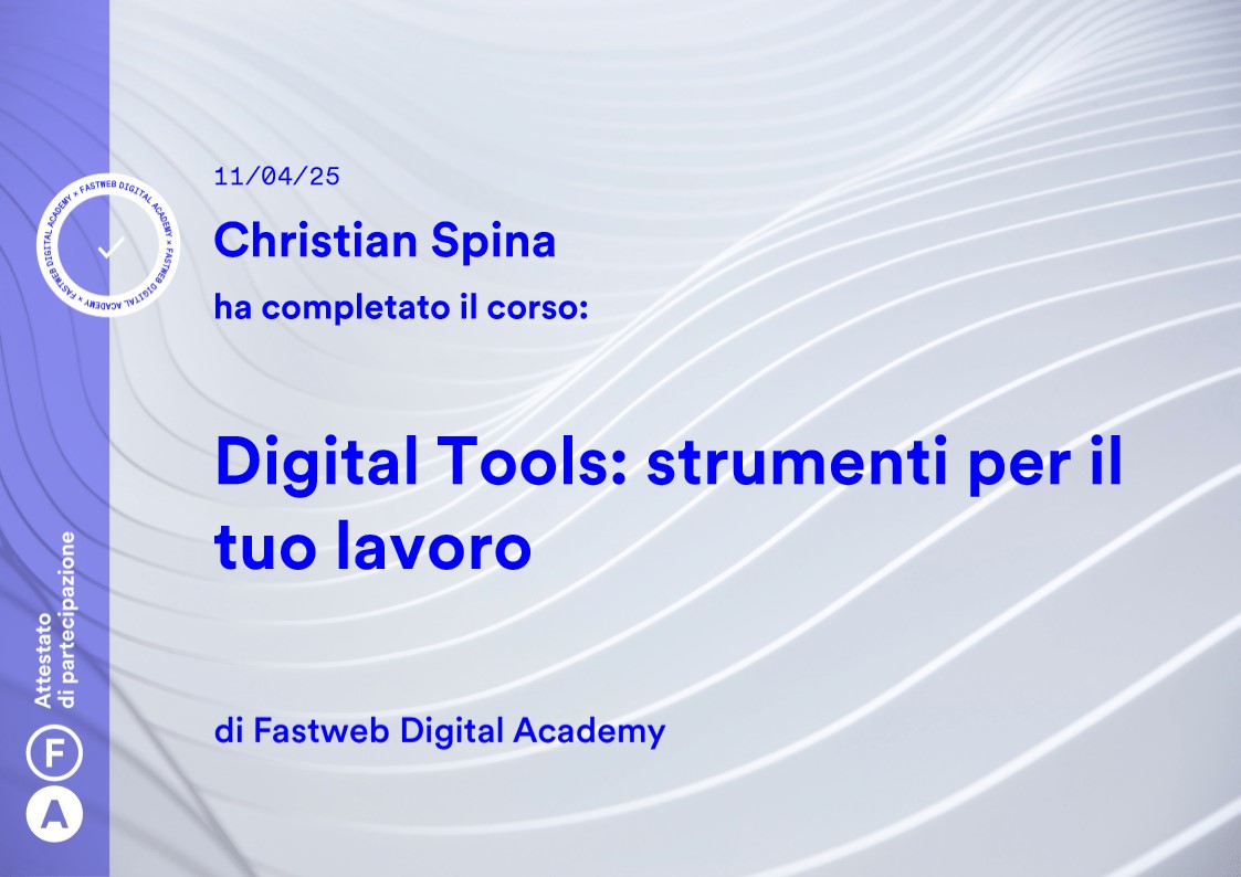 Digital Tools: strumenti per il tuo lavoro